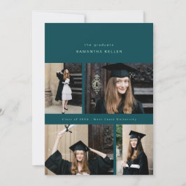 elegante minimalistische Collage mit 4 Fotos Fotok Ankündigung