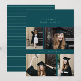 elegante minimalistische Collage mit 4 Fotos Fotok Ankündigung