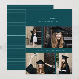 elegante minimalistische Collage mit 4 Fotos Fotok Ankündigung