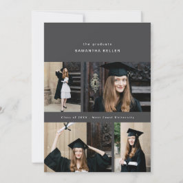 elegante minimalistische Collage mit 4 Fotos Fotok Ankündigung