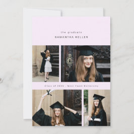 elegante minimalistische Collage mit 4 Fotos Fotok Ankündigung
