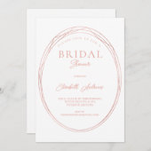 Elegante Minimalistische Einladung (Vorne/Hinten)