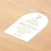 Elegante Minimalistische Einladung zur Hochzeit (Ablage )