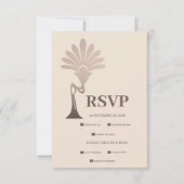 Elegante Minimalistische Frische Pasta machen RSVP Karte (Vorderseite)