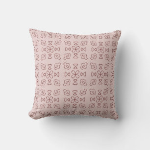 Elegante minimalistische geometrische Linienkunst Kissen