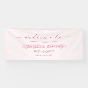 Elegante minimalistische geschlechtsneutrale Babyp Banner