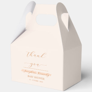 Elegante minimalistische geschlechtsneutrale Babyp Geschenkschachtel