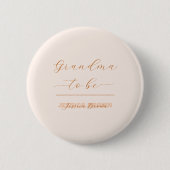 Elegante minimalistische geschlechtsneutrale werde button (Vorderseite)