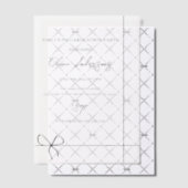 Elegante minimalistische Graduierungspartei Pergament Einladungen (Versetzt (Einladung))