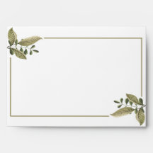 Elegante minimalistische Grüne Hochzeit