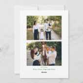 Elegante Minimalistische Hand Drawn Weihnachten 3 (Rückseite)