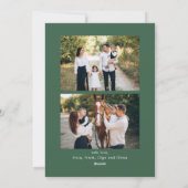 Elegante Minimalistische Hand Drawn Weihnachten 3 (Rückseite)