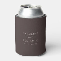 Elegante minimalistische Herbst-Braun-Kalligrafie-