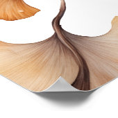 Elegante Minimalistische Herbsthochzeit Willkommen Poster (Ecke)