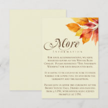 Elegante minimalistische Herbstlaube Hochzeitsdeta