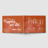 Elegante Minimalistische Hochzeit auf der Terracot Gästebuch (Voll)