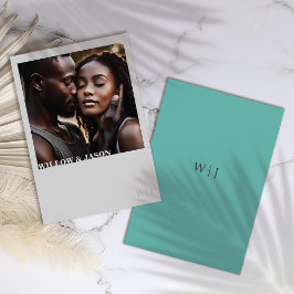 Elegante minimalistische Hochzeit danke Ihnen mit 