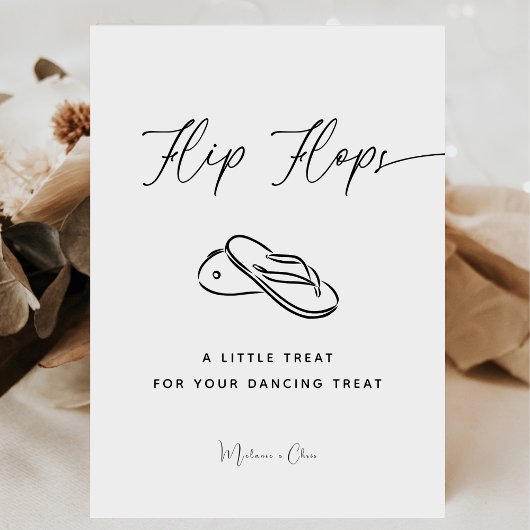 Elegante Minimalistische Hochzeit Drehend Flop Dan Sockelschild