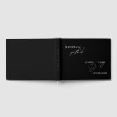 Elegante Minimalistische Hochzeit Gästebuch (Voll)