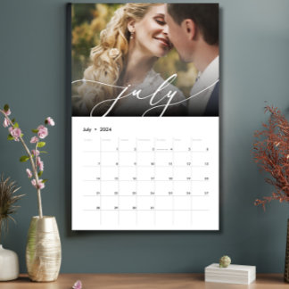 Elegante Minimalistische Hochzeit Modernes Foto Sk Kalender
