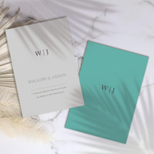 Elegante minimalistische Hochzeit