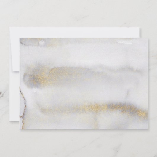 Elegante Minimalistische Hochzeit speichern Sie da Save The Date (Rückseite)