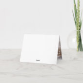 Elegante Minimalistische Hochzeit Vielen Dank Foto Dankeskarte (Rückseite)