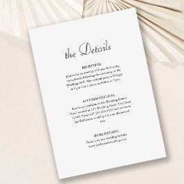 Elegante Minimalistische Hochzeitskarte Einladung