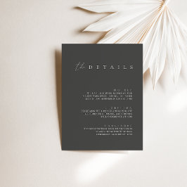 Elegante Minimalistische Hochzeitskarte Einladung