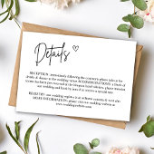 Elegante Minimalistische Hochzeitskarte Einladung