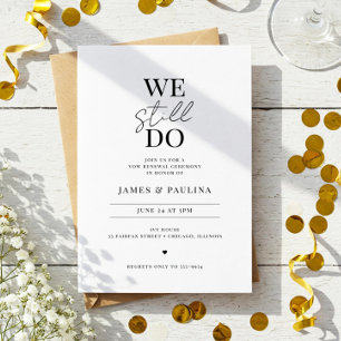 Elegante Minimalistische Hochzeitstorte Einladung