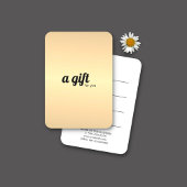 Elegante Minimalistische Imitate Gold Schwarz-weiß