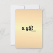 Elegante Minimalistische Imitate Gold Schwarz-weiß (Vorderseite)