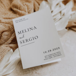 Elegante Minimalistische Kalligraphie Programm