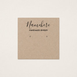 Elegante minimalistische Kraftohrring-Display-Kart