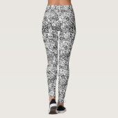 Elegante Minimalistische Lebensweise Leggings (Rückseite)