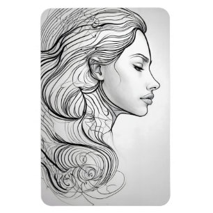 Elegante Minimalistische Linie Locarno Magnet