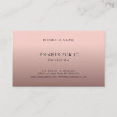 Elegante Minimalistische moderne Berufliche Vorlag Visitenkarte (Rückseite)