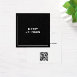 Elegante Minimalistische, moderne Black Business C