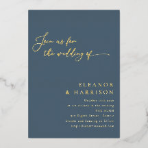 Elegante Minimalistische, moderne, dunkelblaue Scr