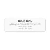 Elegante Minimalistische moderne Hochzeitsstimmung (Vorne)