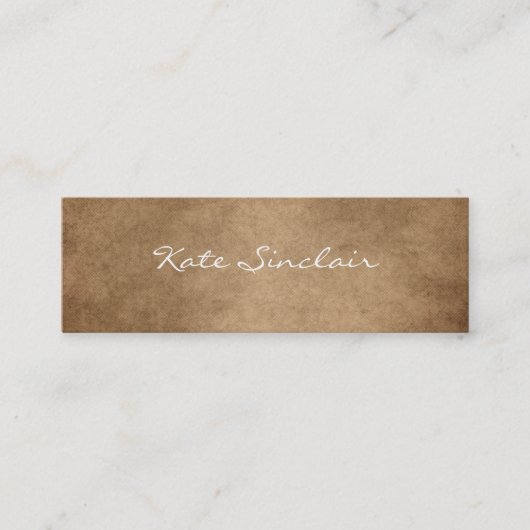 Elegante Minimalistische Moderne stilvolle Mini Mi Visitenkarte (Vorderseite)