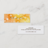 Elegante Minimalistische Moderne stilvolle Mini Mini Visitenkarte (Vorne/Hinten)