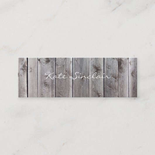 Elegante Minimalistische Moderne stilvolle Mini Mini Visitenkarte (Vorderseite)