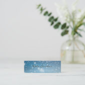 Elegante Minimalistische Moderne stilvolle Mini Mini Visitenkarte (Stehend Vorderseite)