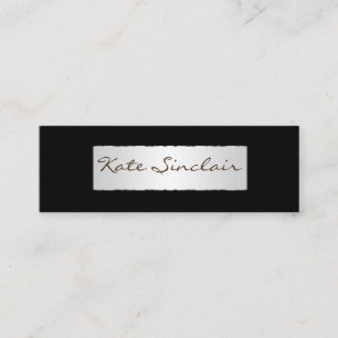 Elegante Minimalistische Moderne stilvolle Mini Visitenkarte