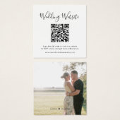 Elegante Minimalistische moderne Website-Karte für (Vorne & Hinten)