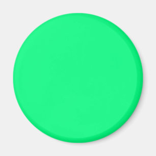 Elegante minimalistische Neon Spring Green Color Magnet
