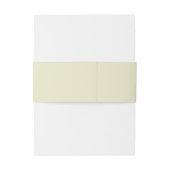 Elegante Minimalistische neutrale Initialen Einladungsbanderole (Rückseitenbeispiel)