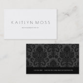 Elegante Minimalistische noble Visitenkarte (Vorne/Hinten)